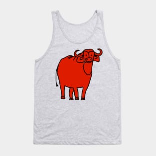 Red Ox Line Drawing Tank Top